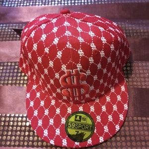 Hat with Red Money Logo